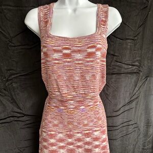 Bailey Rose, 2 piece multicolor knit skirt set, size L